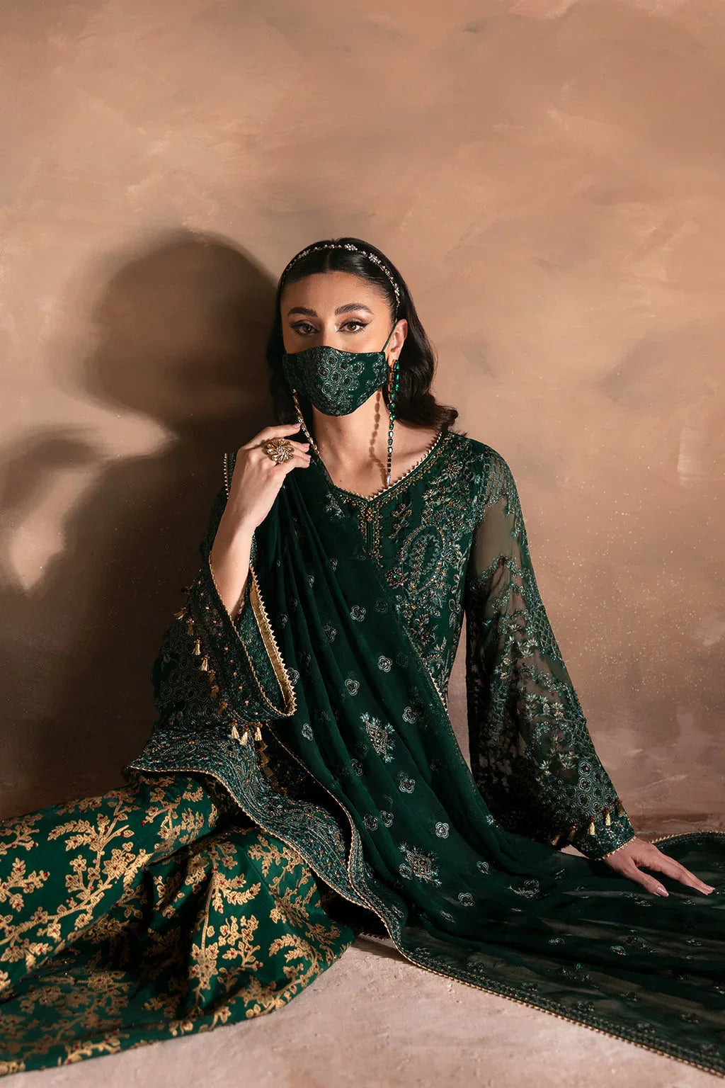 Flossie | Laconic Formals | FE - 901 B - Aqsa Fabrics