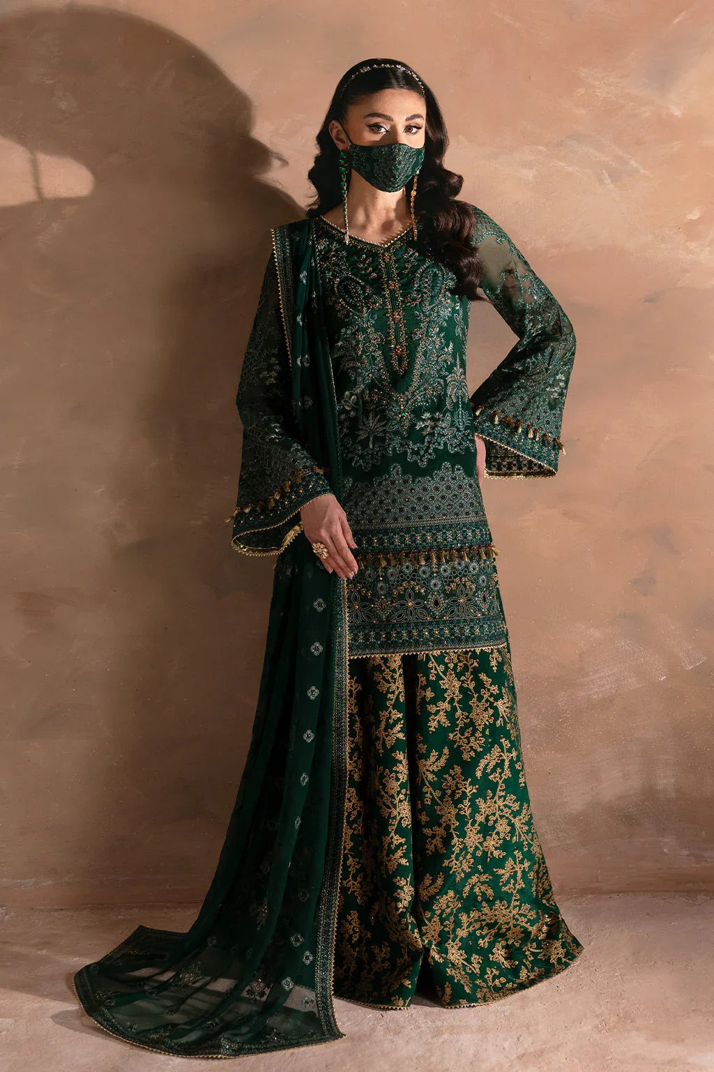 Flossie | Laconic Formals | FE - 901 B - Aqsa Fabrics