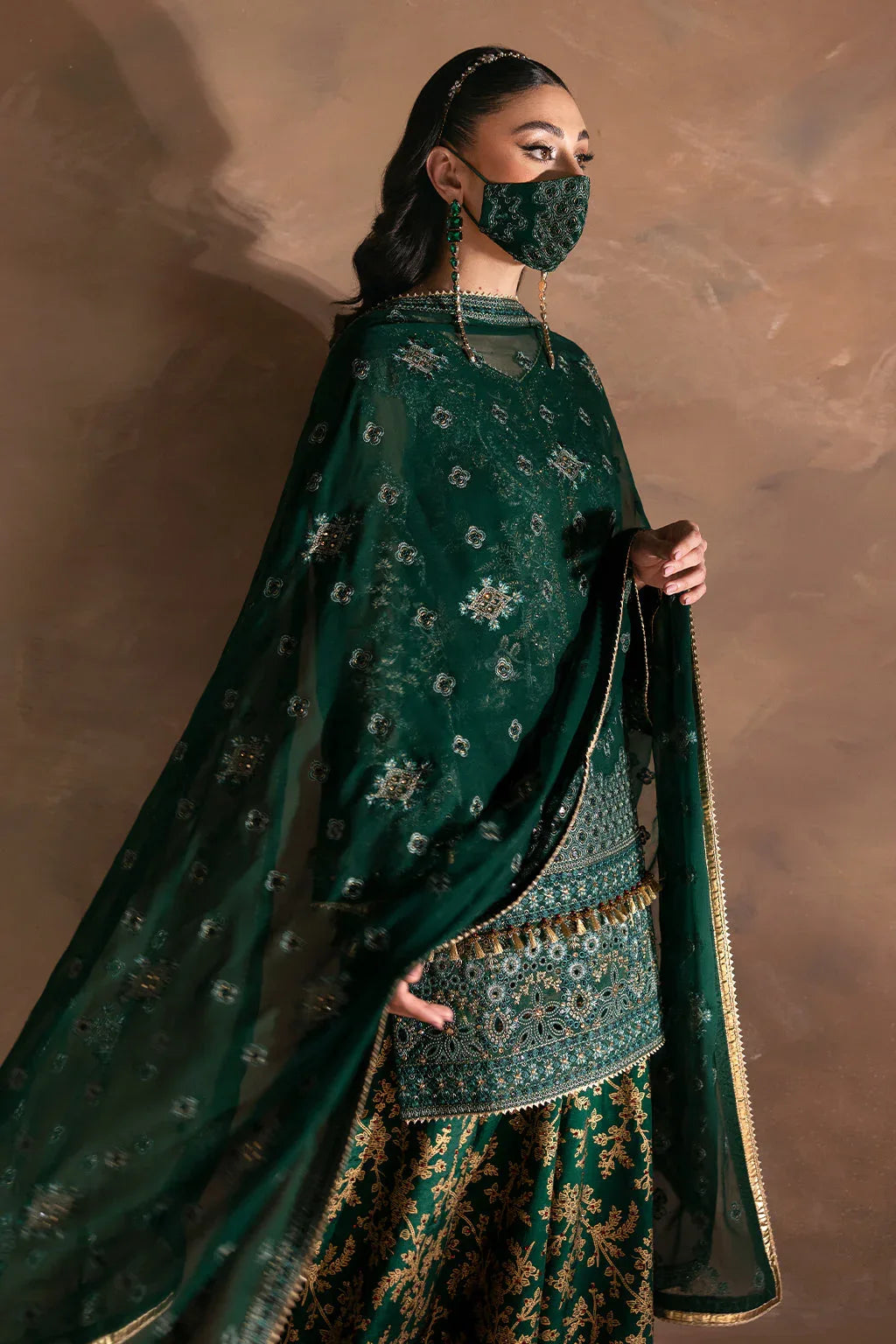 Flossie | Laconic Formals | FE - 901 B - Aqsa Fabrics