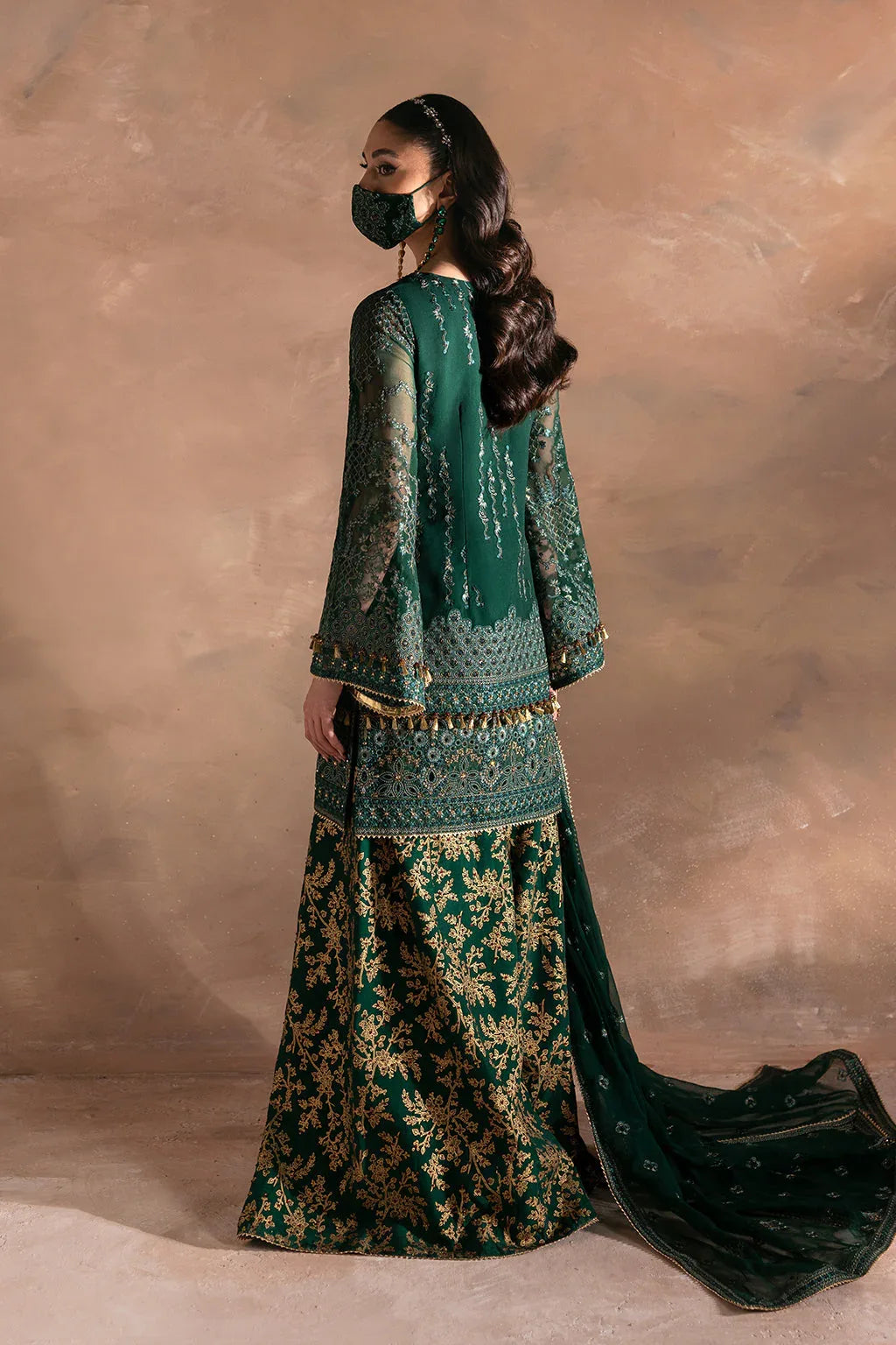 Flossie | Laconic Formals | FE - 901 B - Aqsa Fabrics