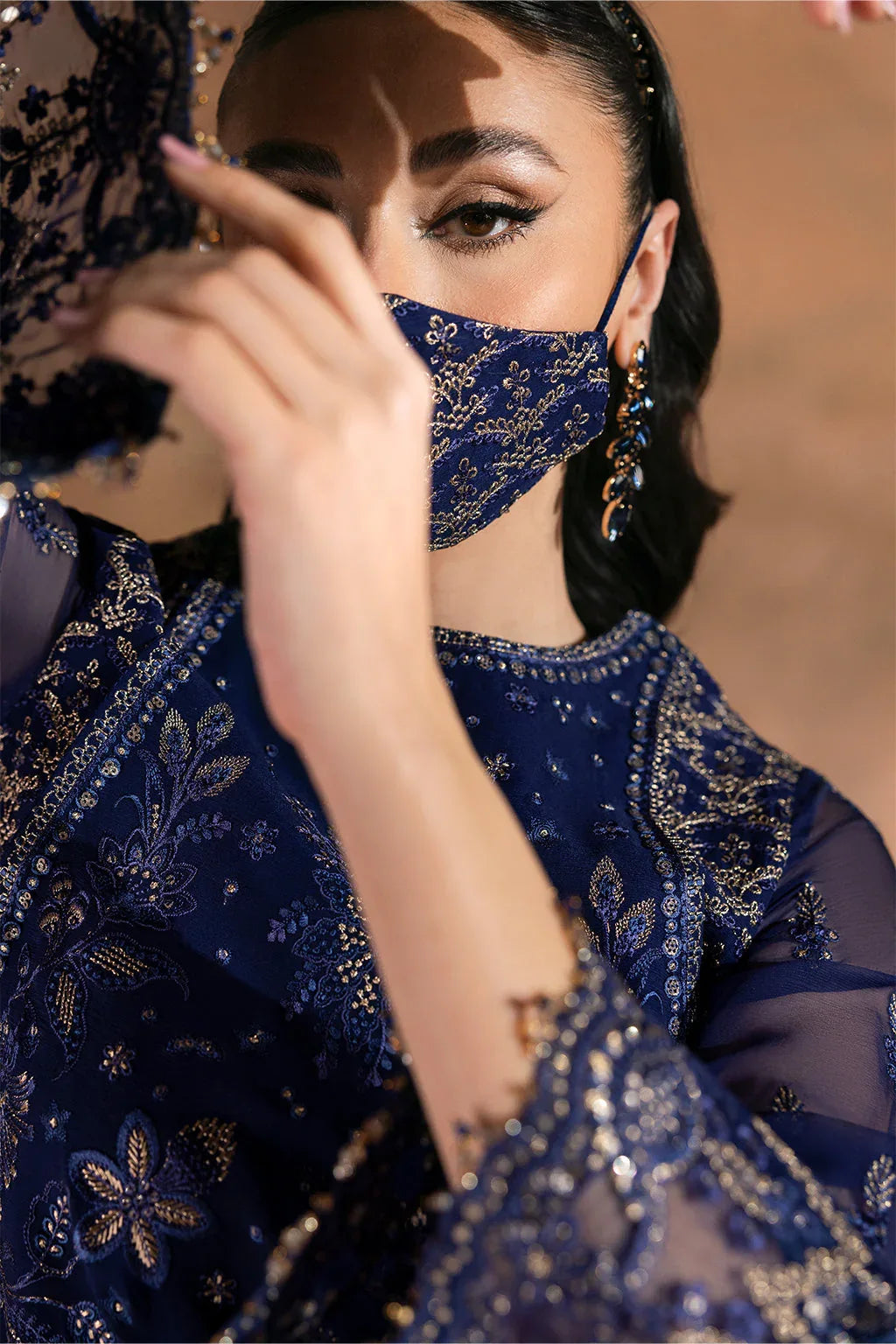 Flossie | Laconic Formals | FE - 902 A - Aqsa Fabrics