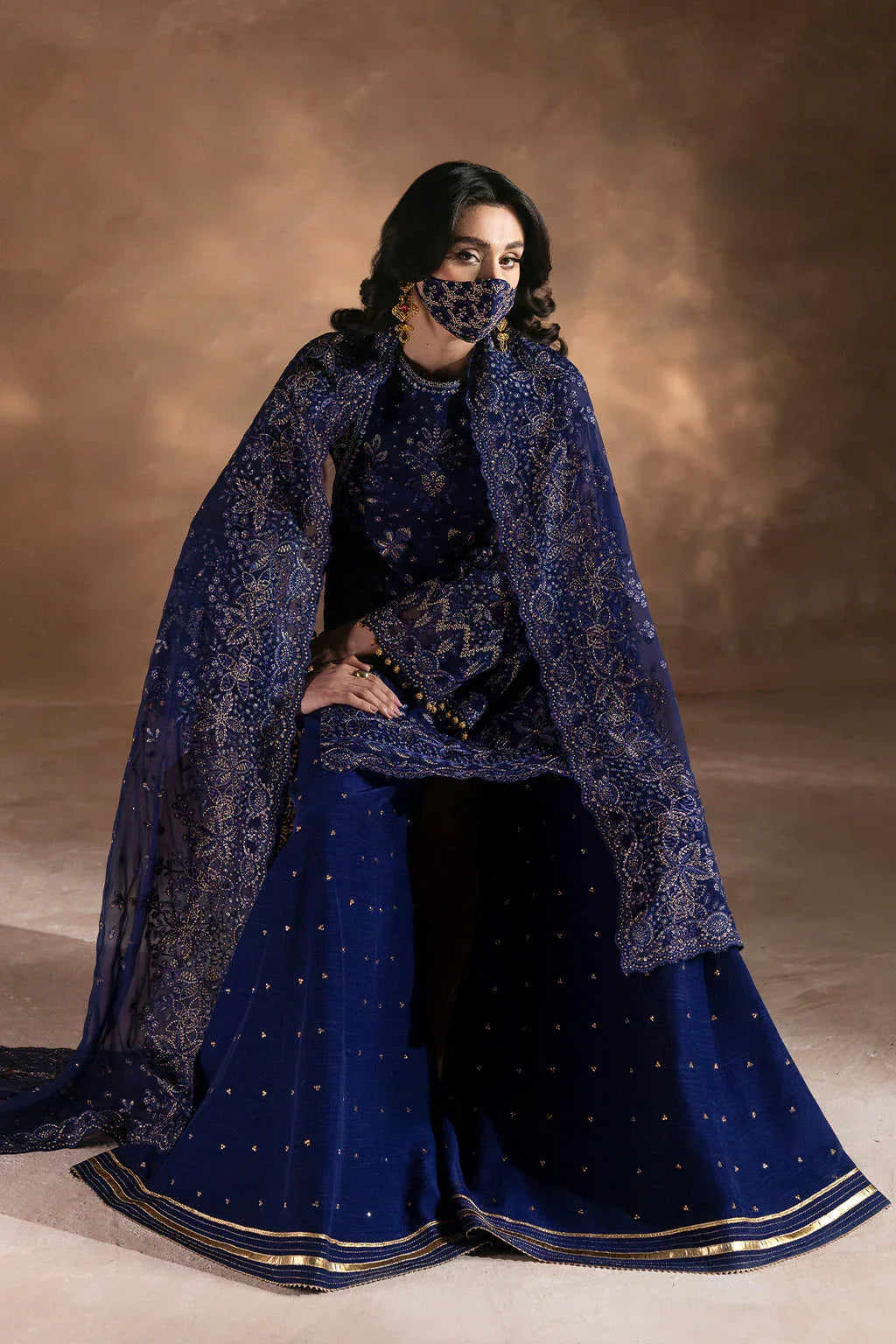 Flossie | Laconic Formals | FE - 902 B - Aqsa Fabrics