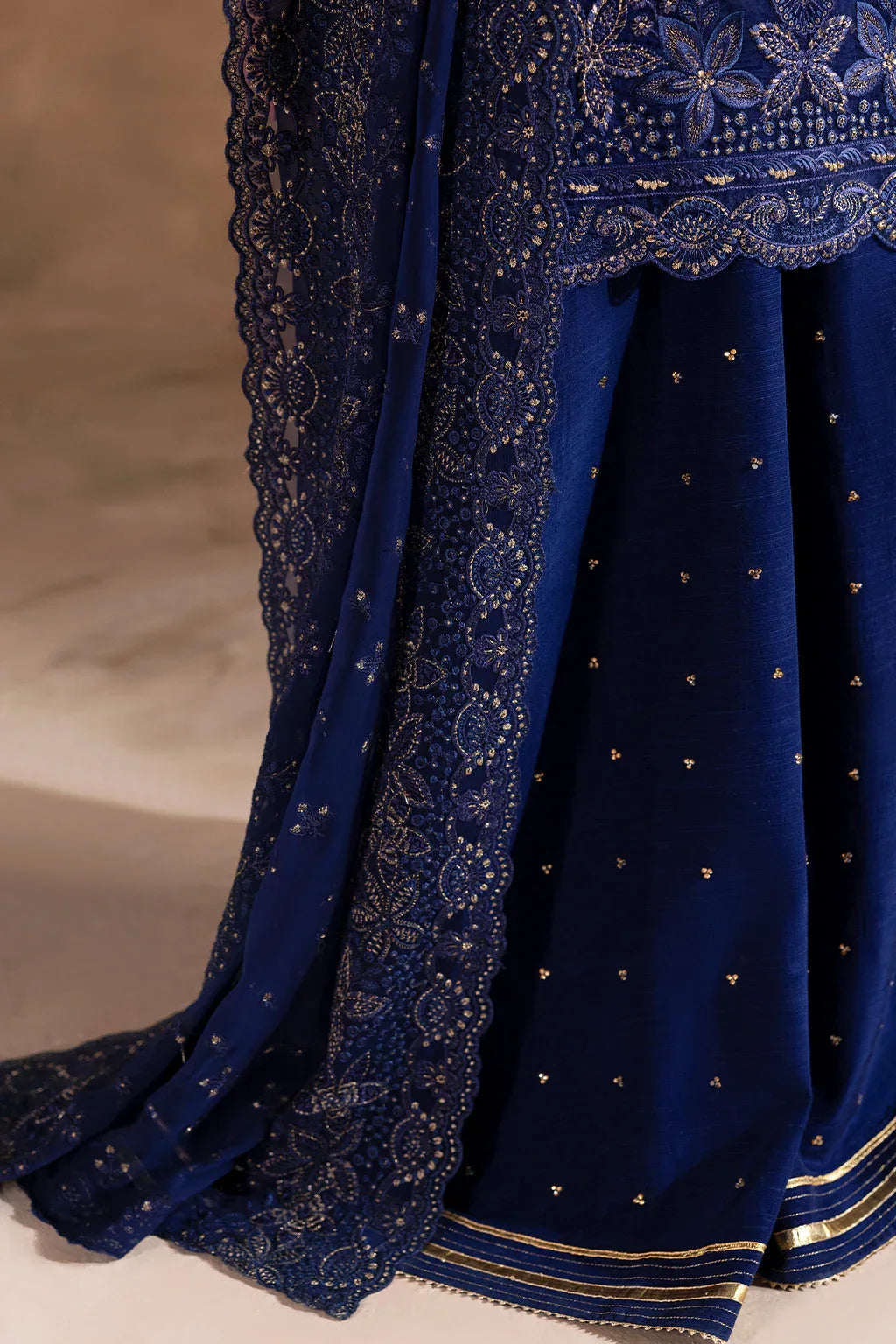 Flossie | Laconic Formals | FE - 902 B - Aqsa Fabrics