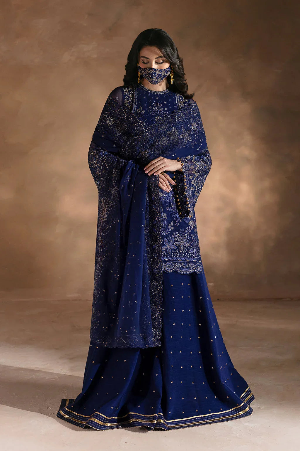 Flossie | Laconic Formals | FE - 902 B - Aqsa Fabrics