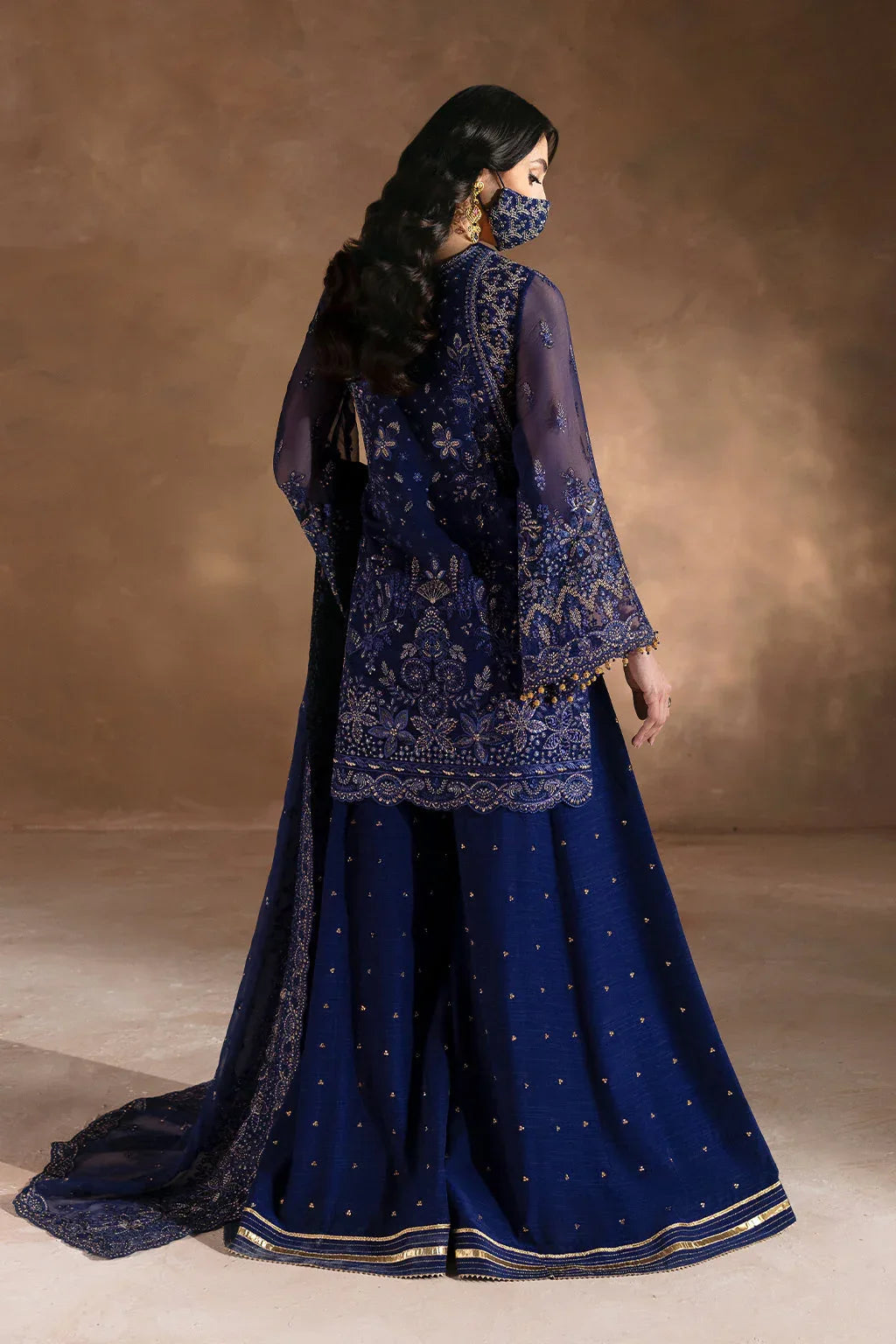 Flossie | Laconic Formals | FE - 902 B - Aqsa Fabrics