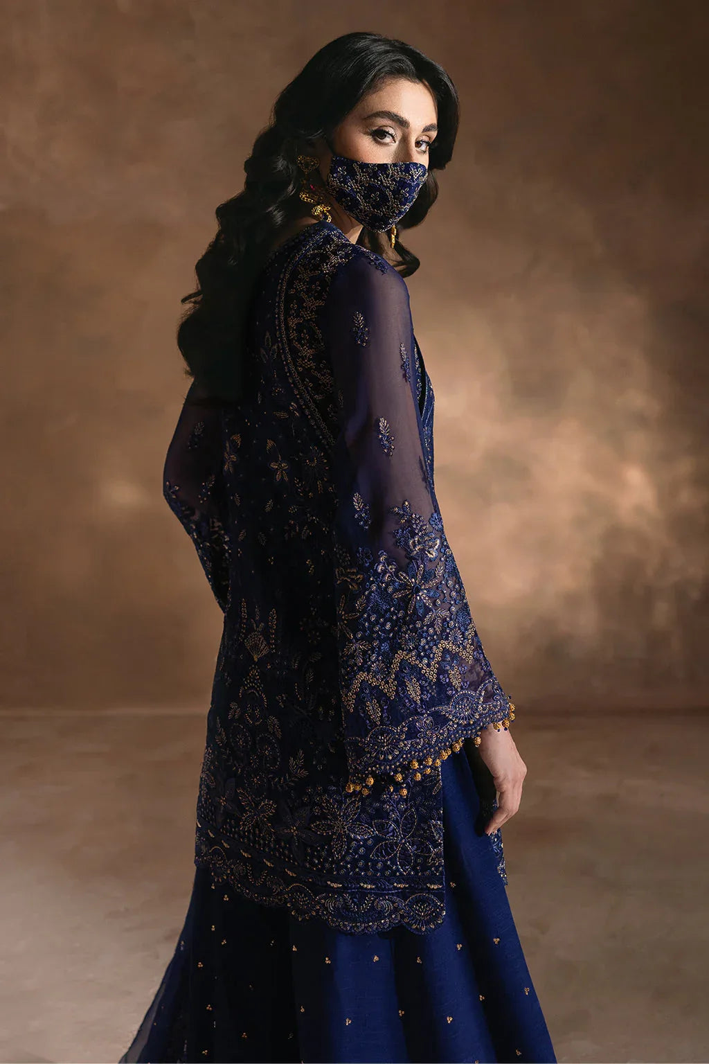 Flossie | Laconic Formals | FE - 902 B - Aqsa Fabrics