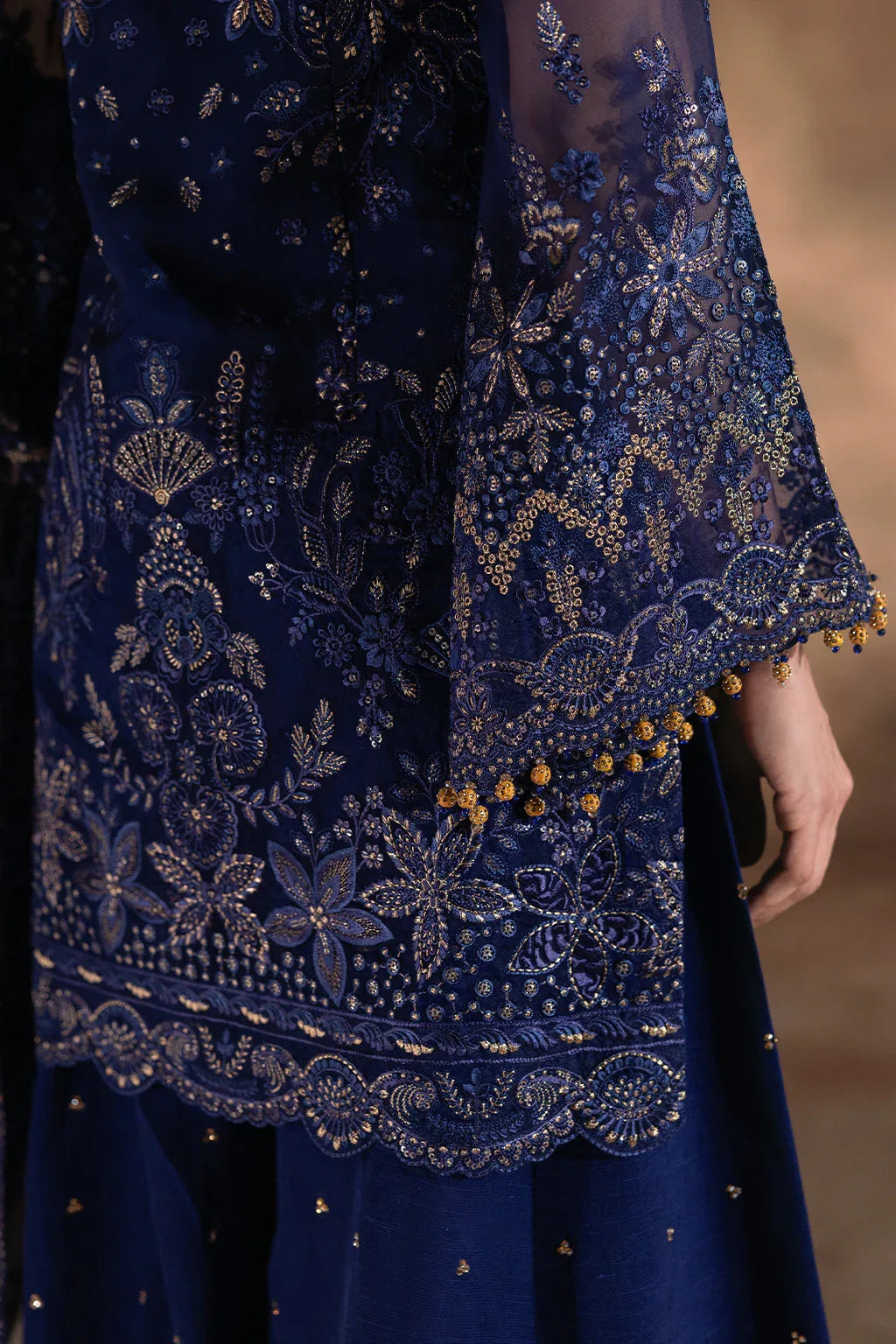 Flossie | Laconic Formals | FE - 902 B - Aqsa Fabrics