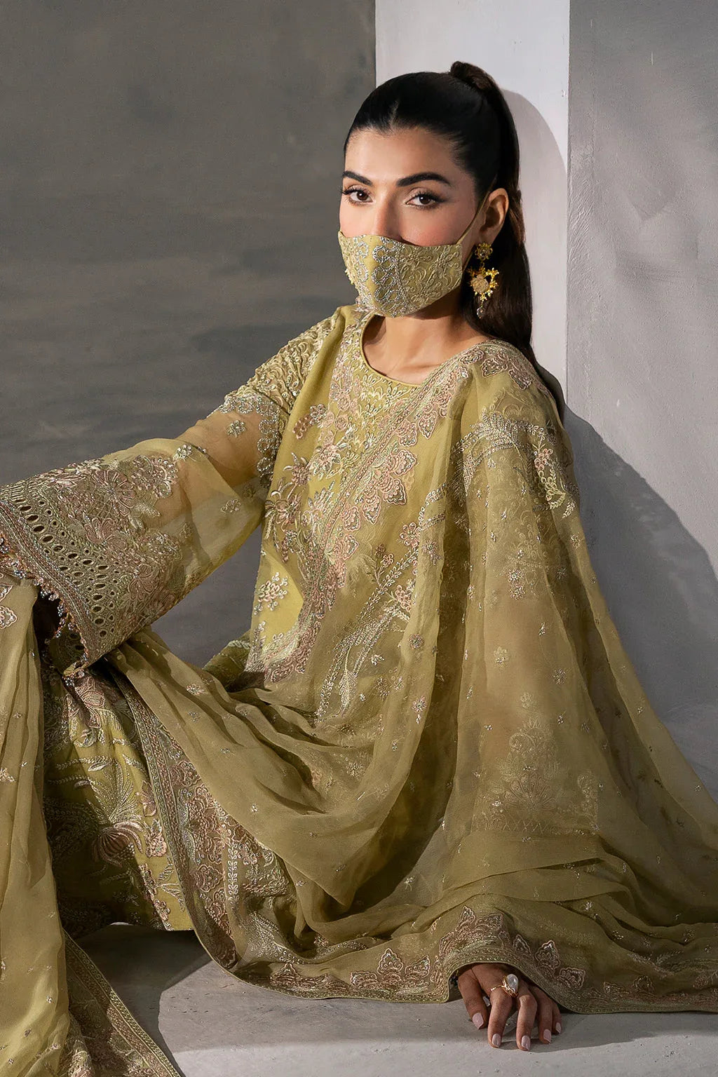 Flossie | Laconic Formals | FE - 903 - Aqsa Fabrics