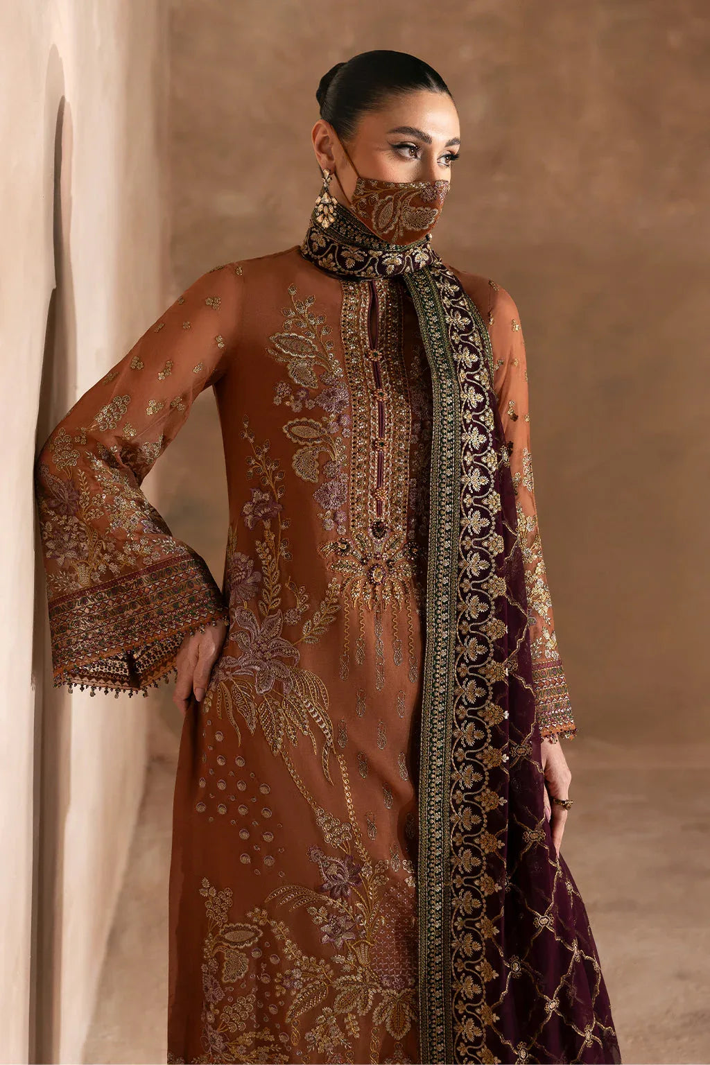 Flossie | Laconic Formals | FE - 904 - Aqsa Fabrics