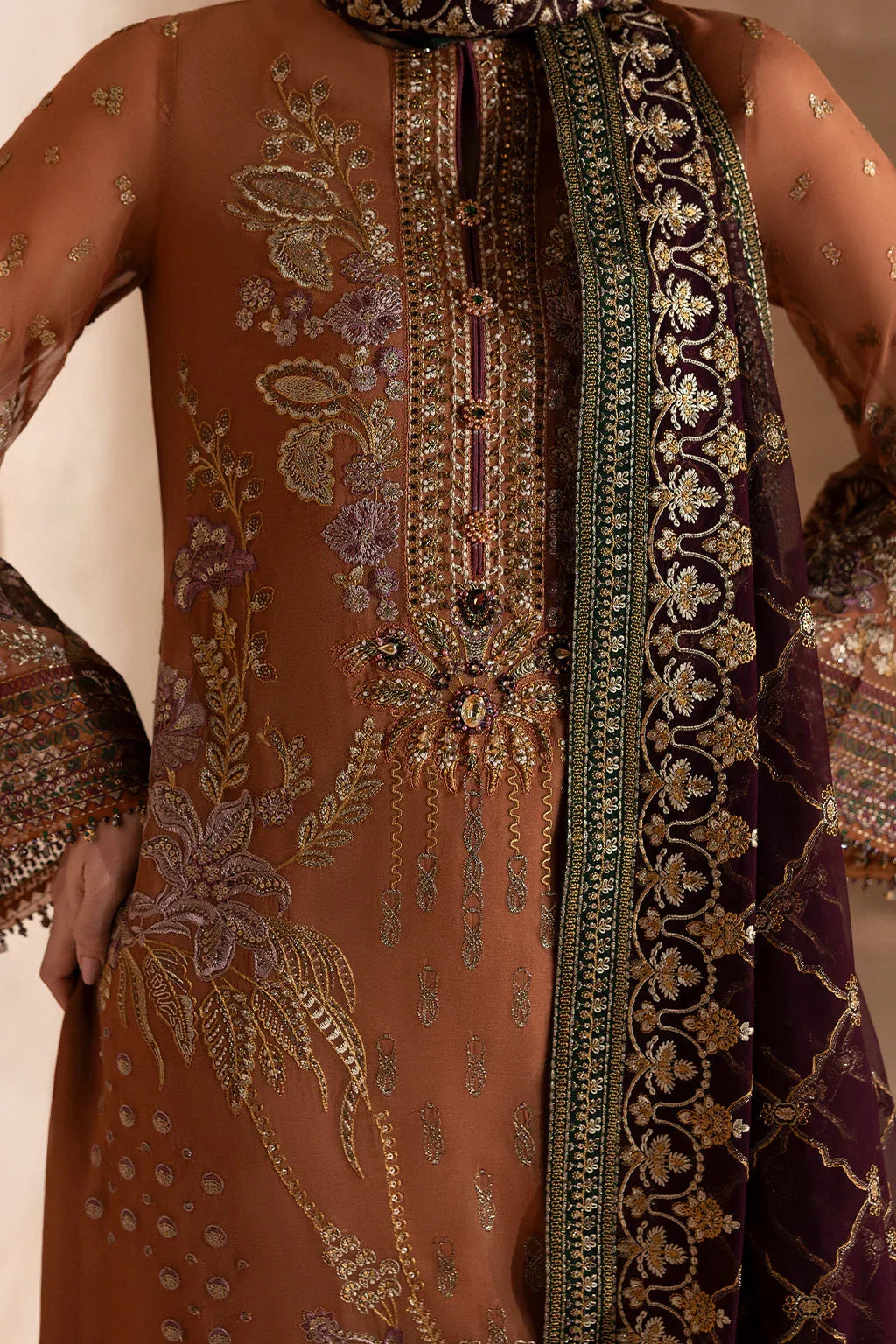 Flossie | Laconic Formals | FE - 904 - Aqsa Fabrics