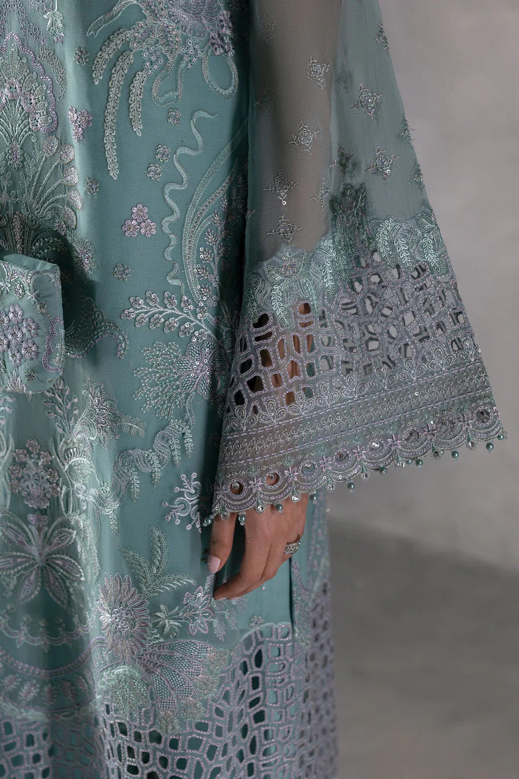Flossie | Laconic Formals | FE - 905 A - Aqsa Fabrics