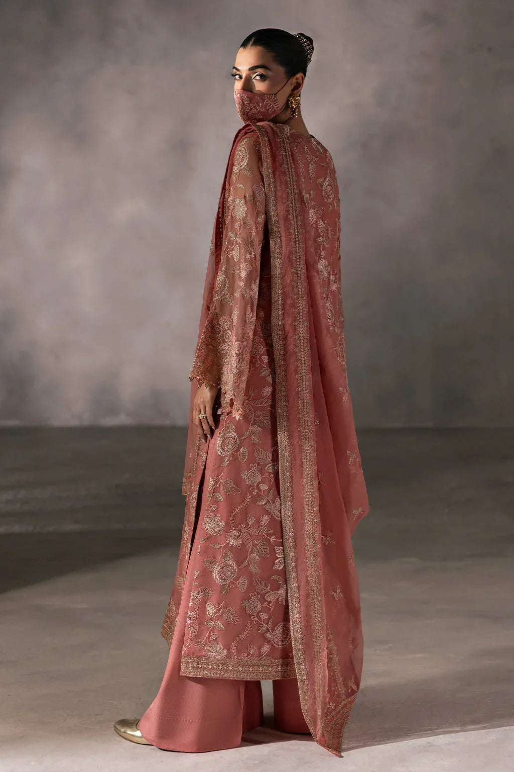 Flossie | Laconic Formals | FE - 907 B - Aqsa Fabrics