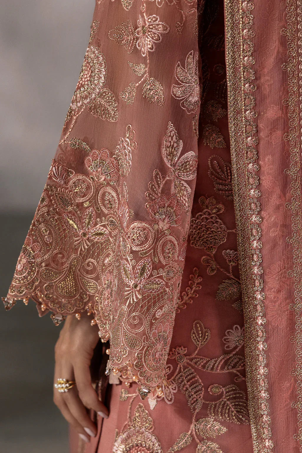 Flossie | Laconic Formals | FE - 907 B - Aqsa Fabrics