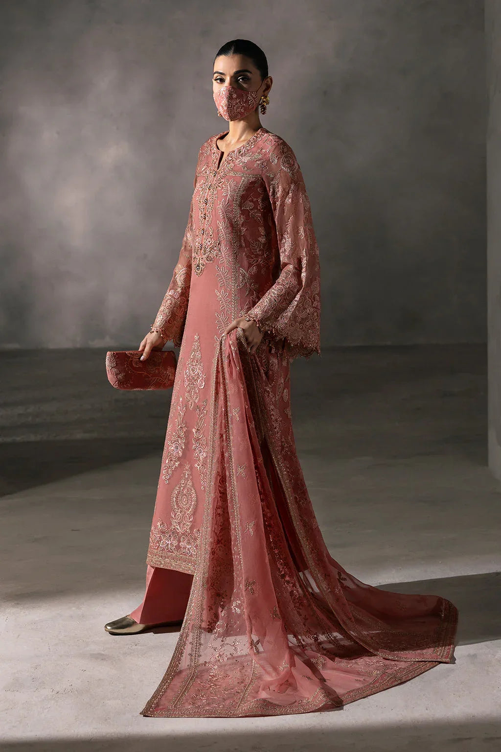 Flossie | Laconic Formals | FE - 907 B - Aqsa Fabrics