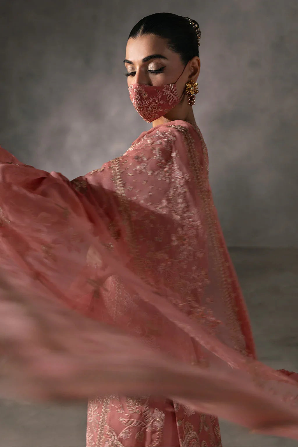 Flossie | Laconic Formals | FE - 907 B - Aqsa Fabrics