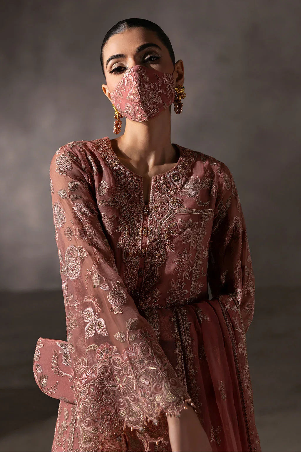 Flossie | Laconic Formals | FE - 907 A - Aqsa Fabrics