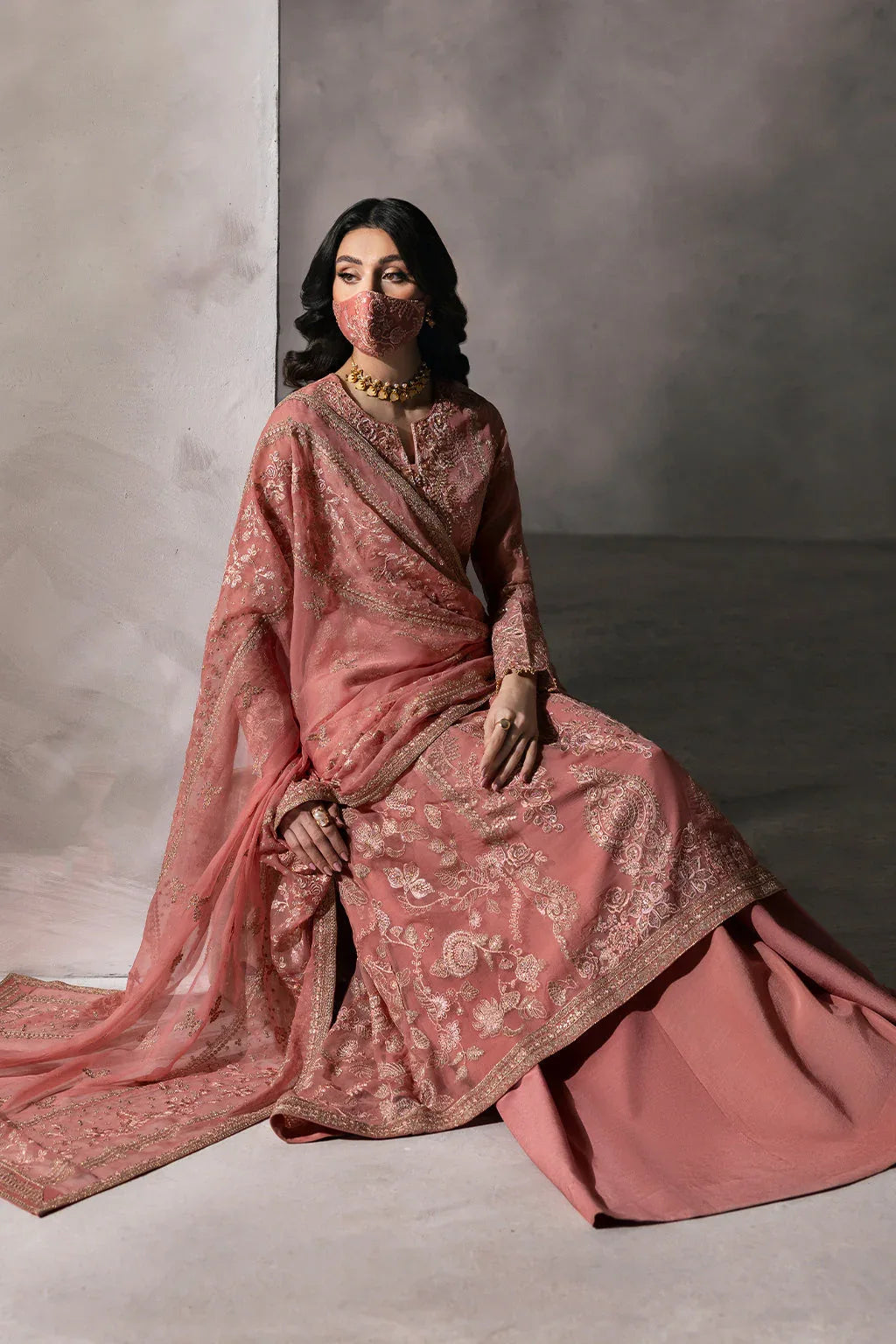 Flossie | Laconic Formals | FE - 907 A - Aqsa Fabrics