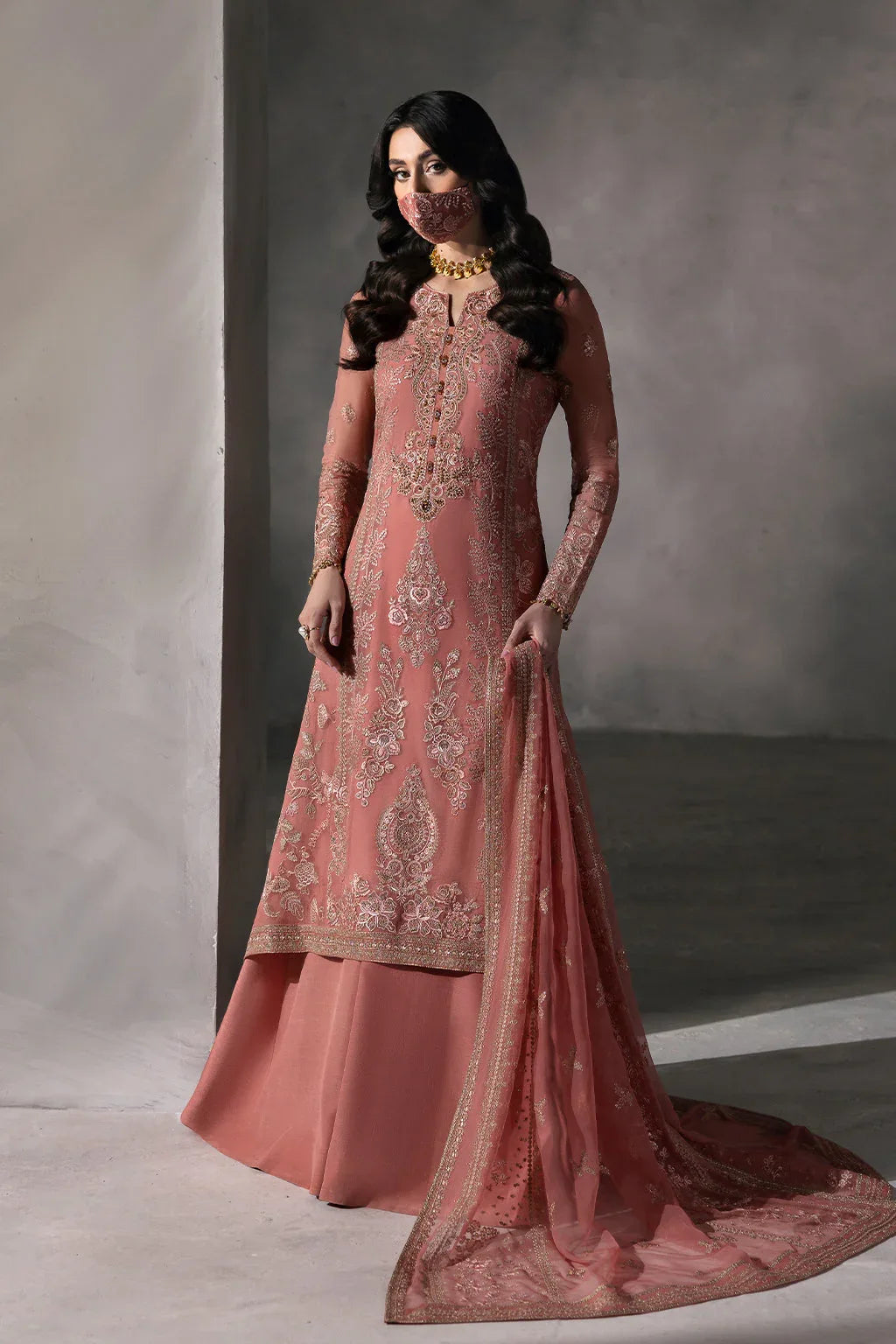 Flossie | Laconic Formals | FE - 907 A - Aqsa Fabrics