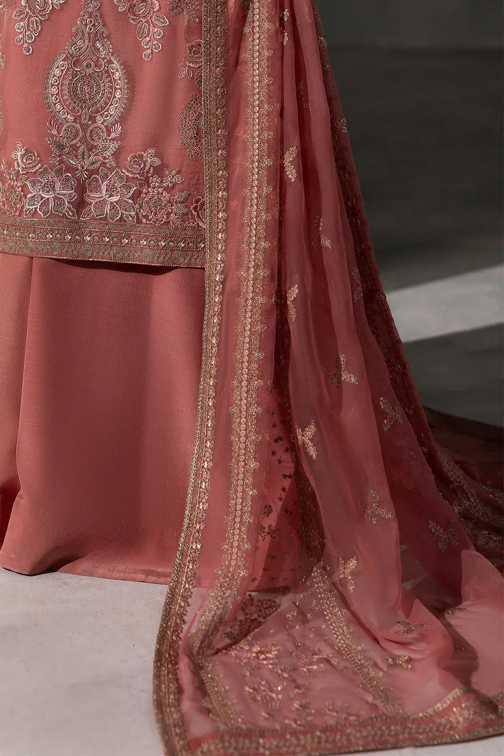 Flossie | Laconic Formals | FE - 907 A - Aqsa Fabrics