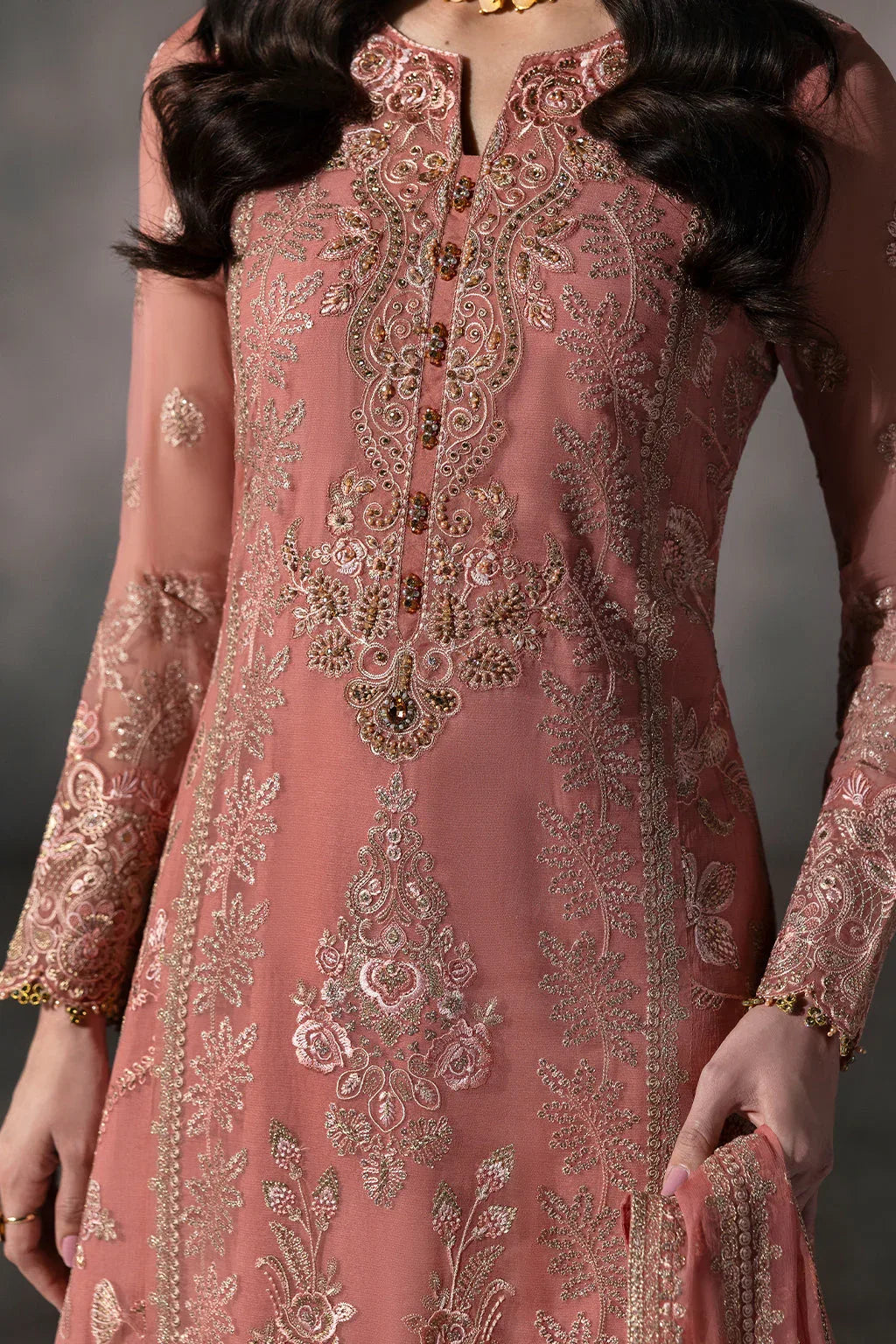 Flossie | Laconic Formals | FE - 907 A - Aqsa Fabrics