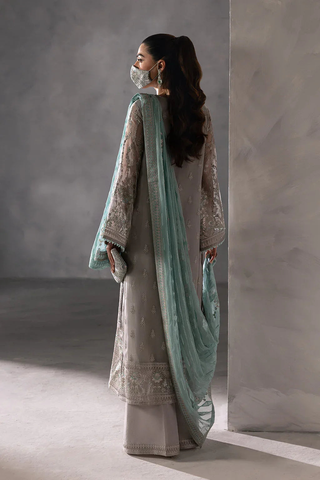 Flossie | Laconic Formals | FE - 908 - Aqsa Fabrics