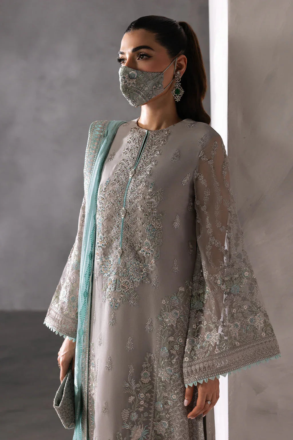 Flossie | Laconic Formals | FE - 908 - Aqsa Fabrics