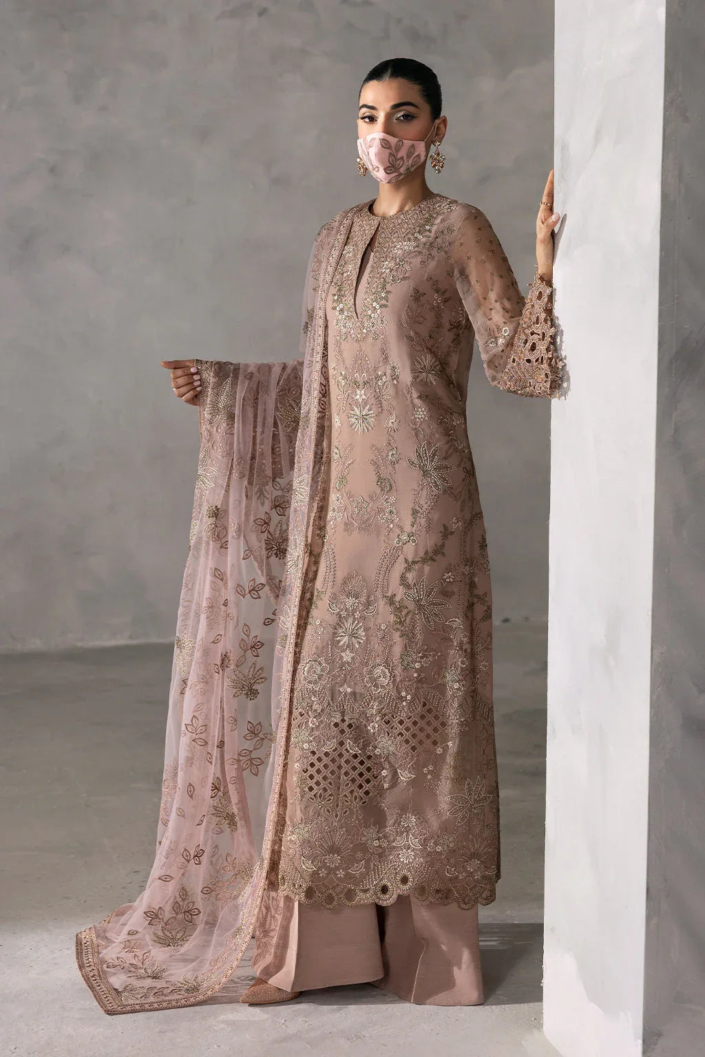 Flossie | Laconic Formals | FE - 910 - Aqsa Fabrics