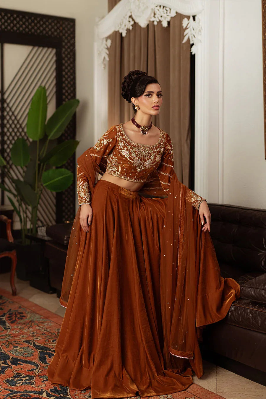 Saira Rizwan | Velvet Pret 25 | AMBERIN-SRVP25-11 - Aqsa Fabrics