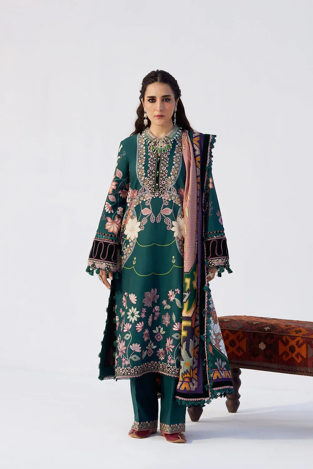 Saira Rizwan | Winter Khaddar 25 |SERENEH-SRW25-06 - Aqsa Fabrics