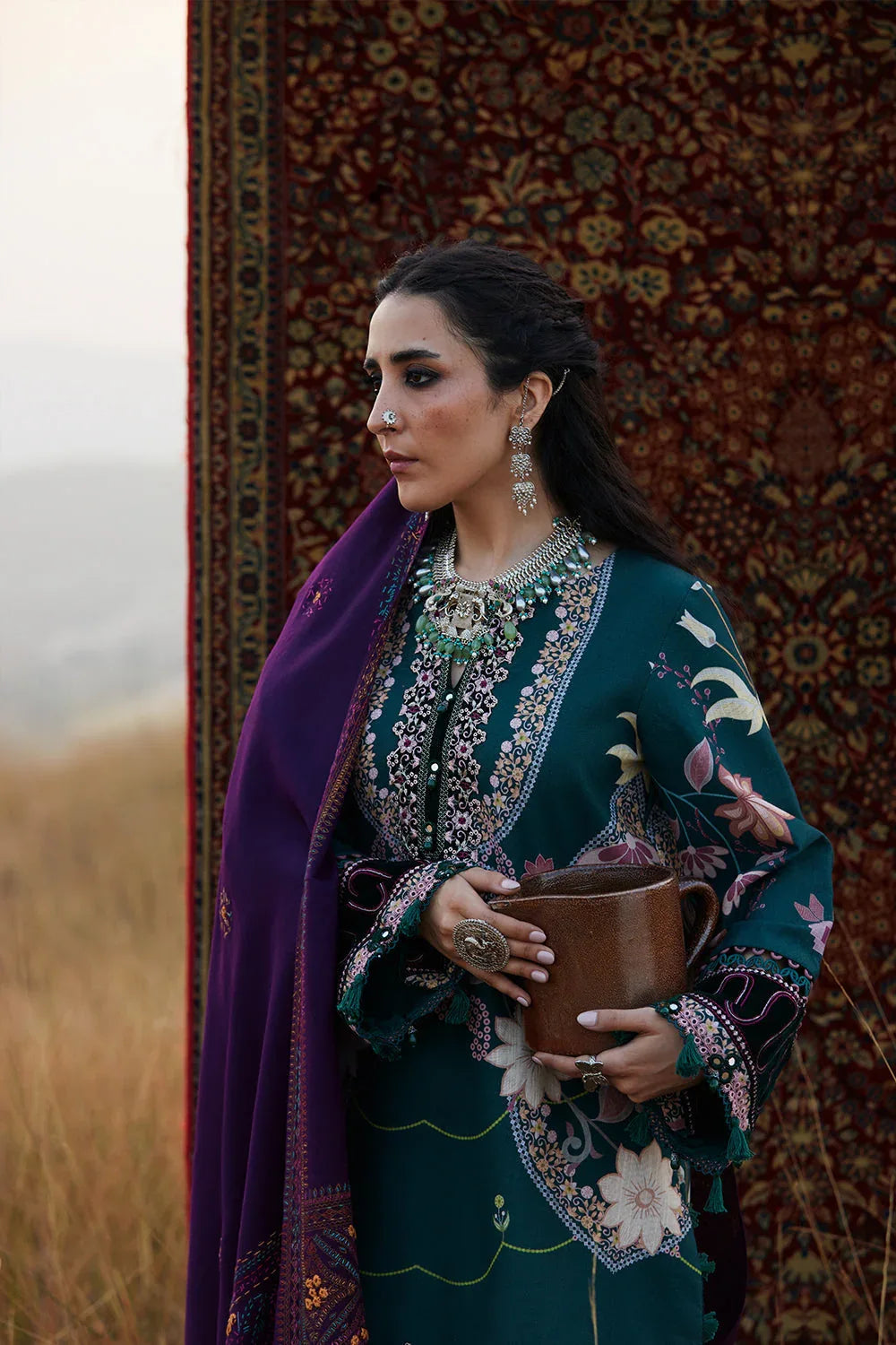 Saira Rizwan | Winter Khaddar 25 |SERENEH-SRW25-06 - Aqsa Fabrics