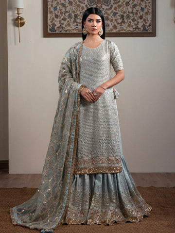 Faiza Faisal | Zareen Luxury Formals | OPAL - Aqsa Fabrics