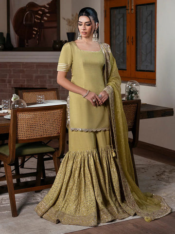 Faiza Faisal | Zareen Luxury Formals | LUSTRE - Aqsa Fabrics