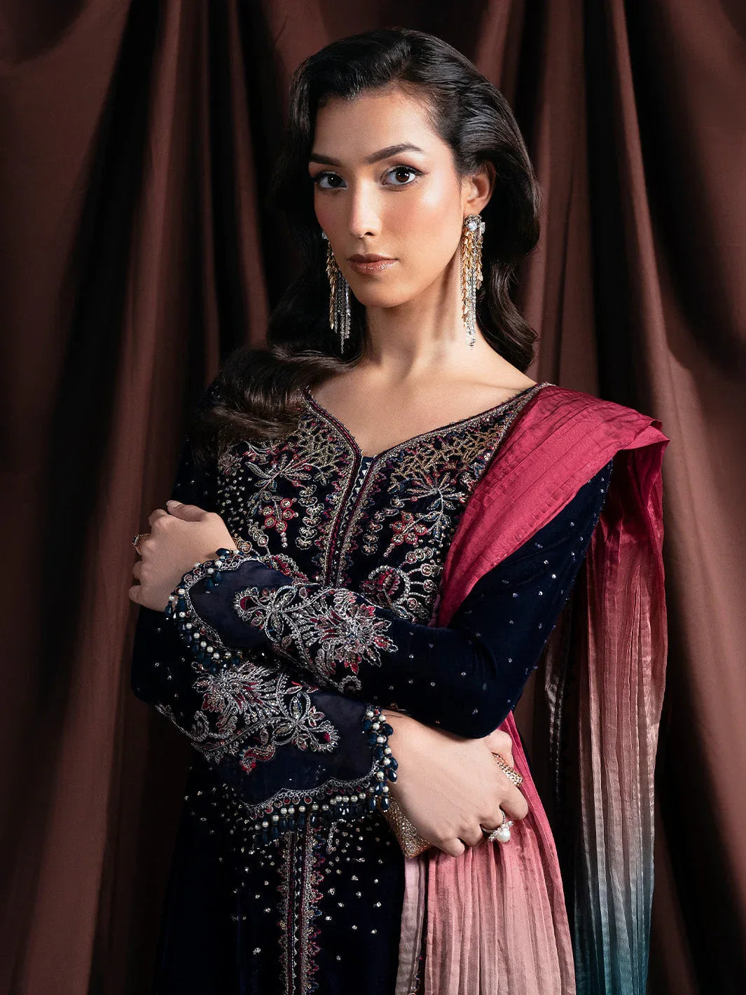 Faiza Faisal | Solene Luxury Velvets | ECLAT - Aqsa Fabrics