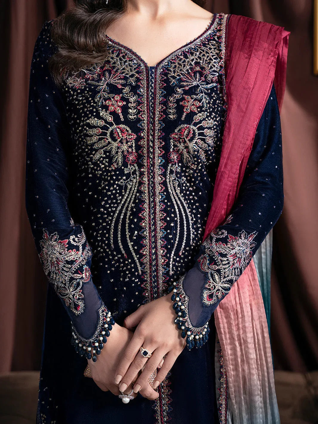 Faiza Faisal | Solene Luxury Velvets | ECLAT - Aqsa Fabrics