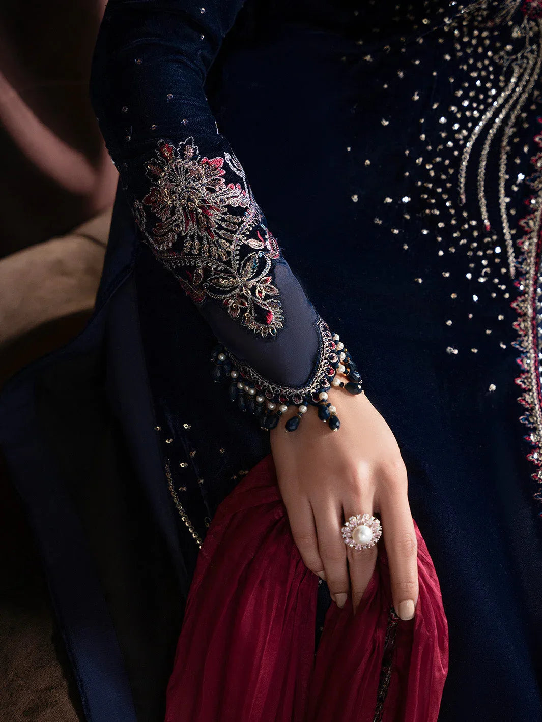 Faiza Faisal | Solene Luxury Velvets | ECLAT - Aqsa Fabrics
