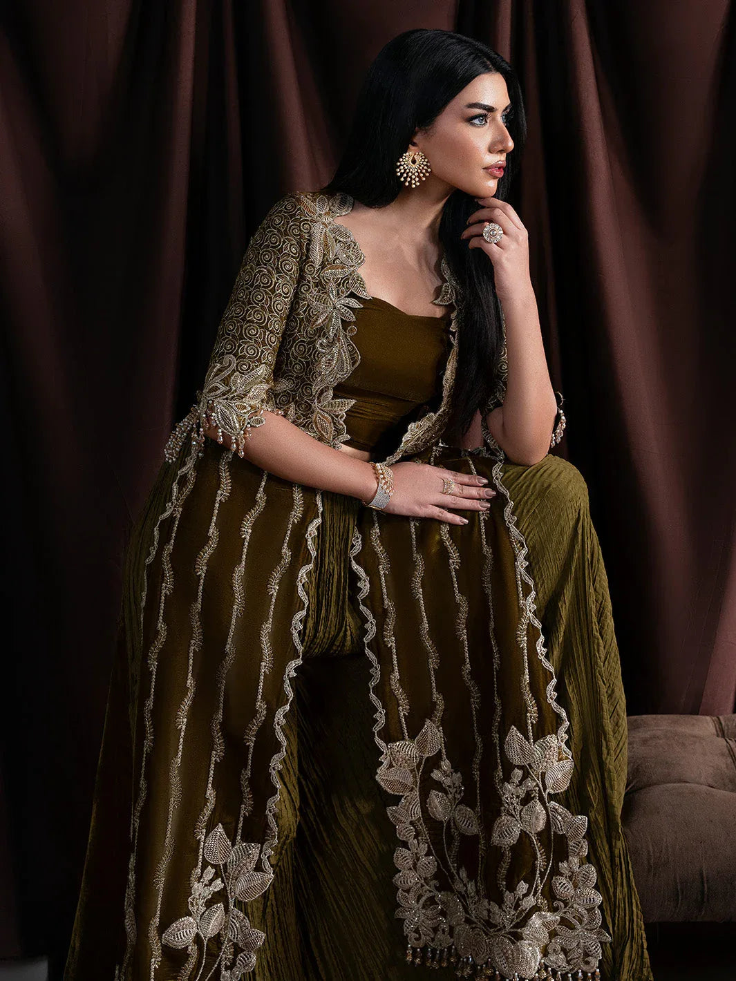 Faiza Faisal | Solene Luxury Velvets | EVANIA - Aqsa Fabrics