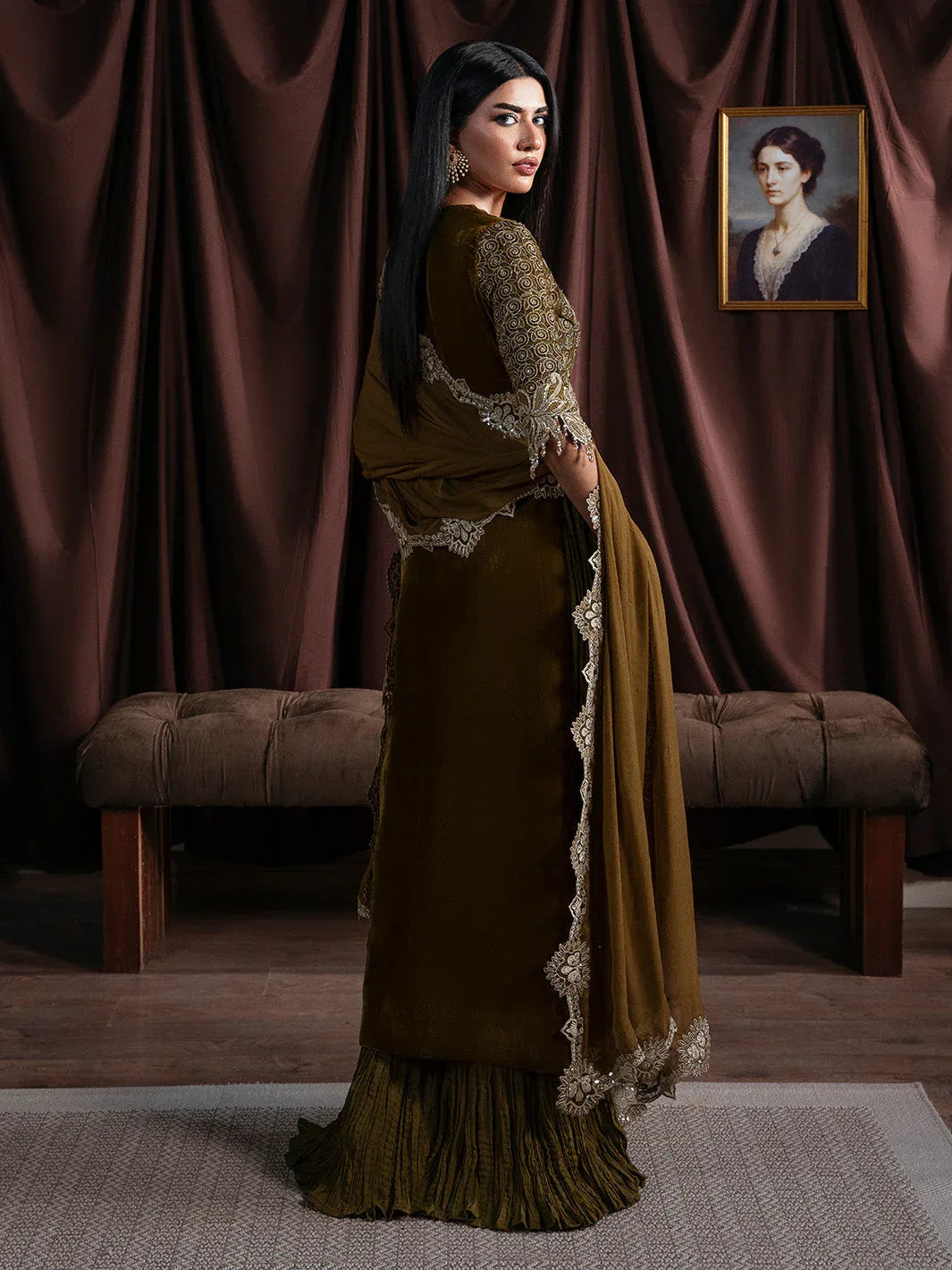 Faiza Faisal | Solene Luxury Velvets | EVANIA - Aqsa Fabrics
