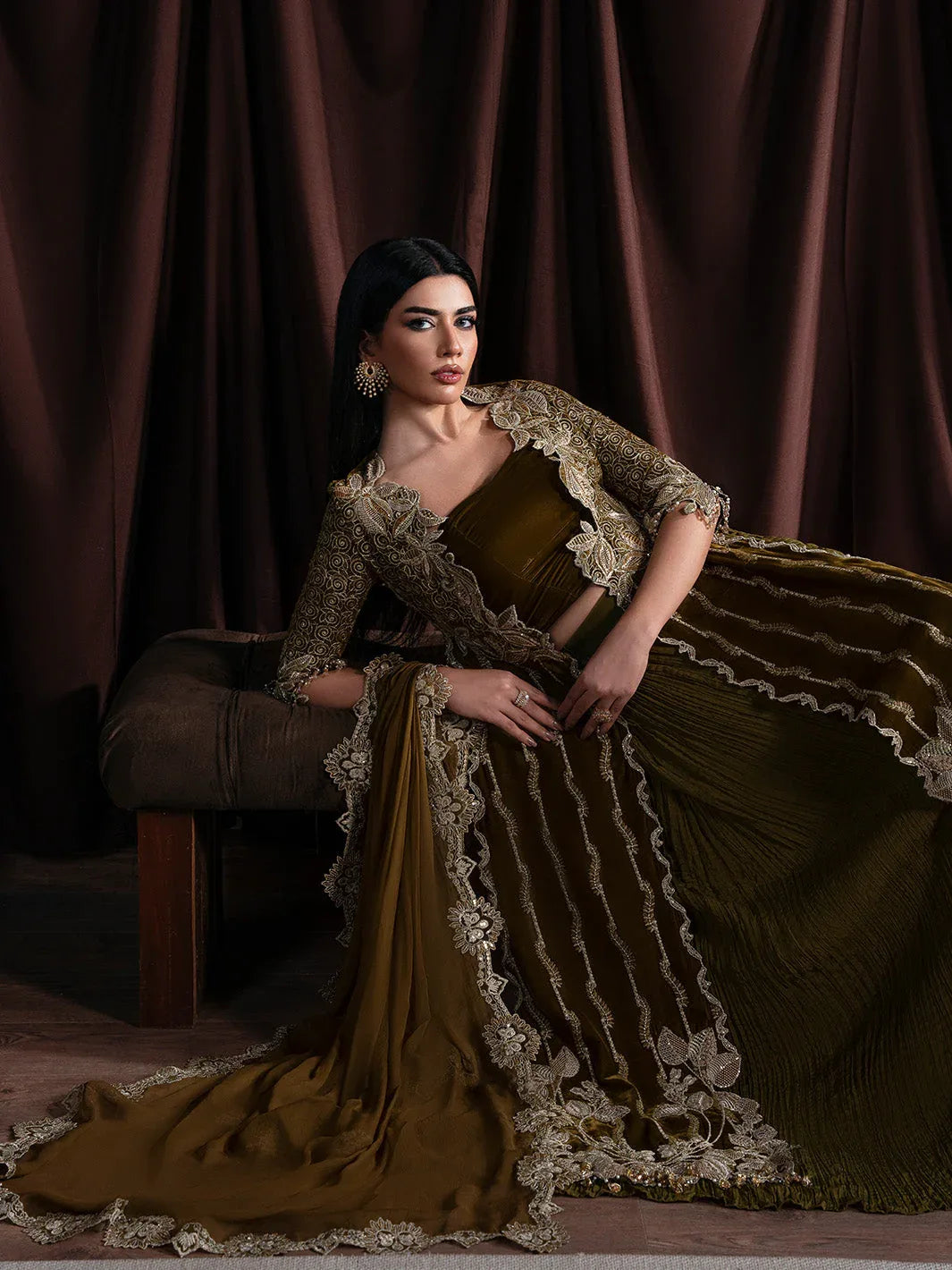 Faiza Faisal | Solene Luxury Velvets | EVANIA - Aqsa Fabrics