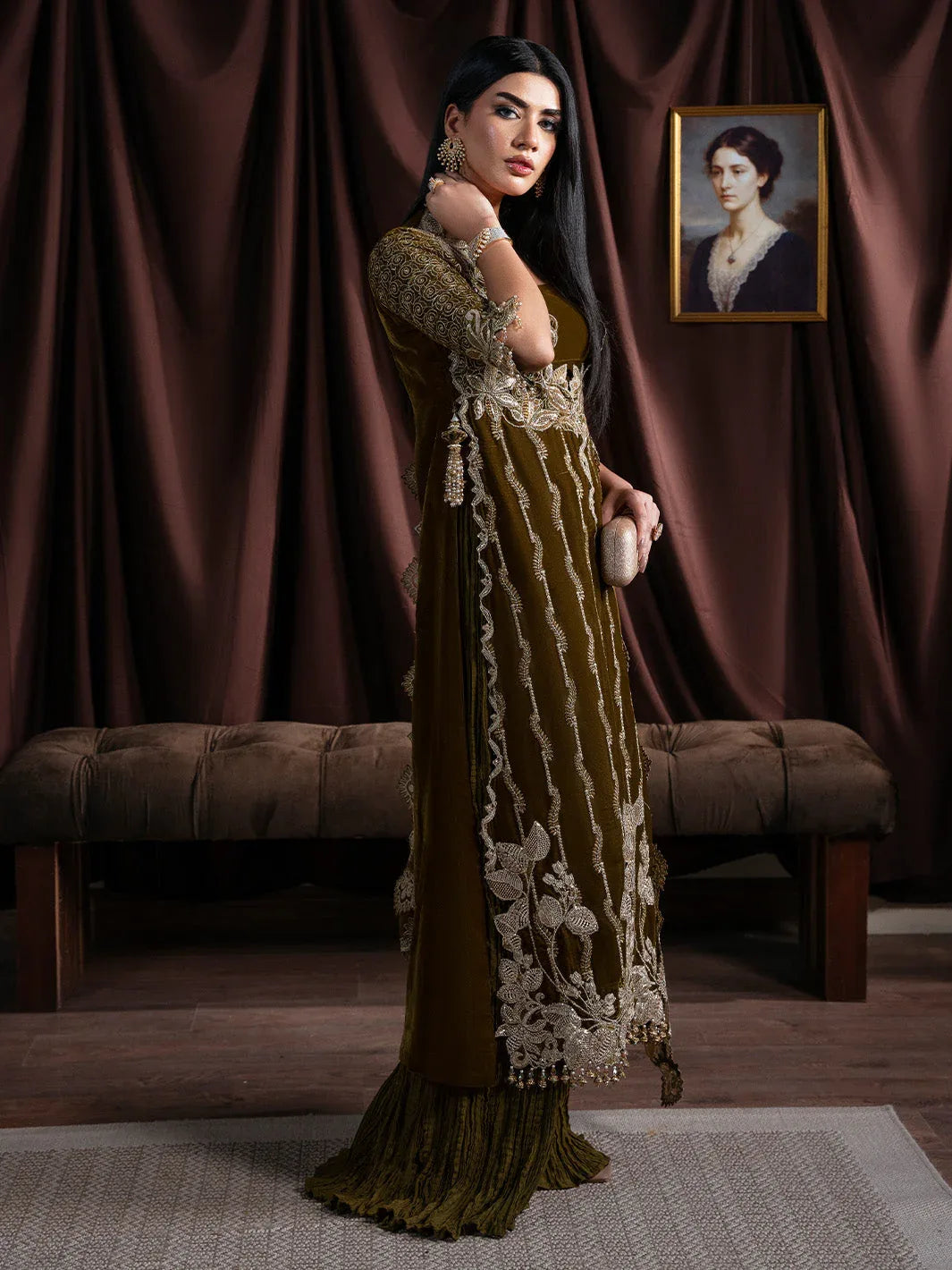 Faiza Faisal | Solene Luxury Velvets | EVANIA - Aqsa Fabrics