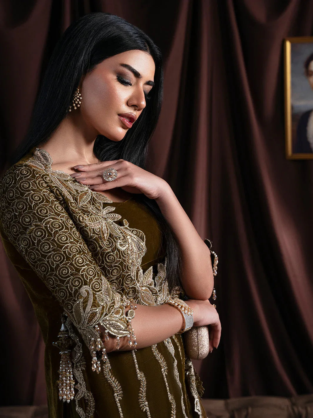Faiza Faisal | Solene Luxury Velvets | EVANIA - Aqsa Fabrics