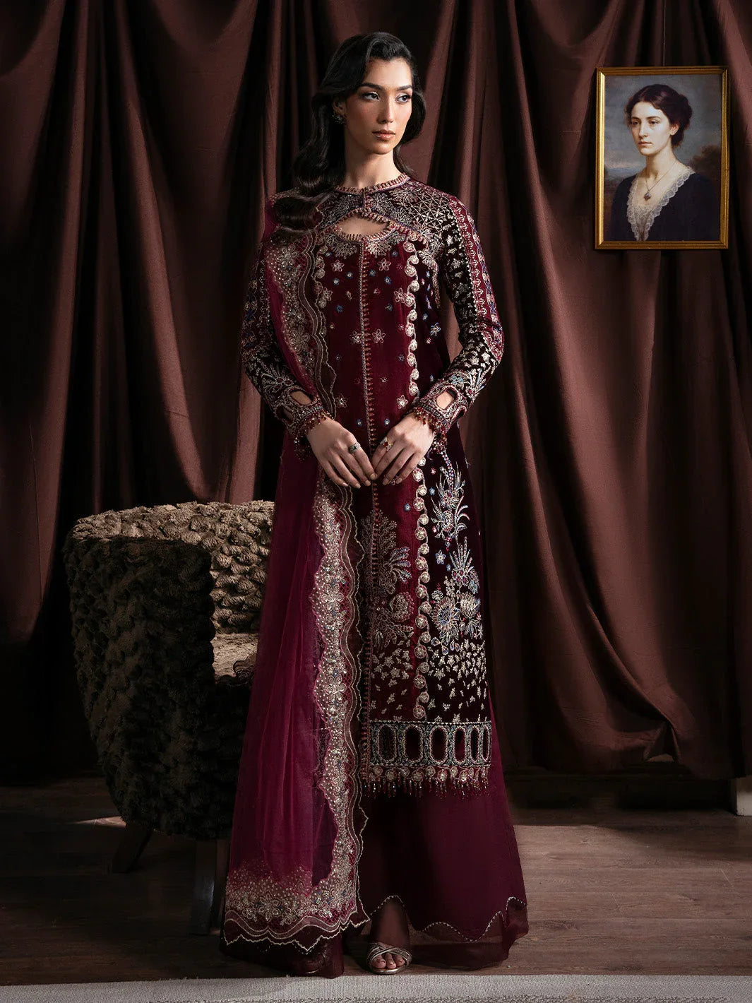 Faiza Faisal | Solene Luxury Velvets | RAVENA - Aqsa Fabrics