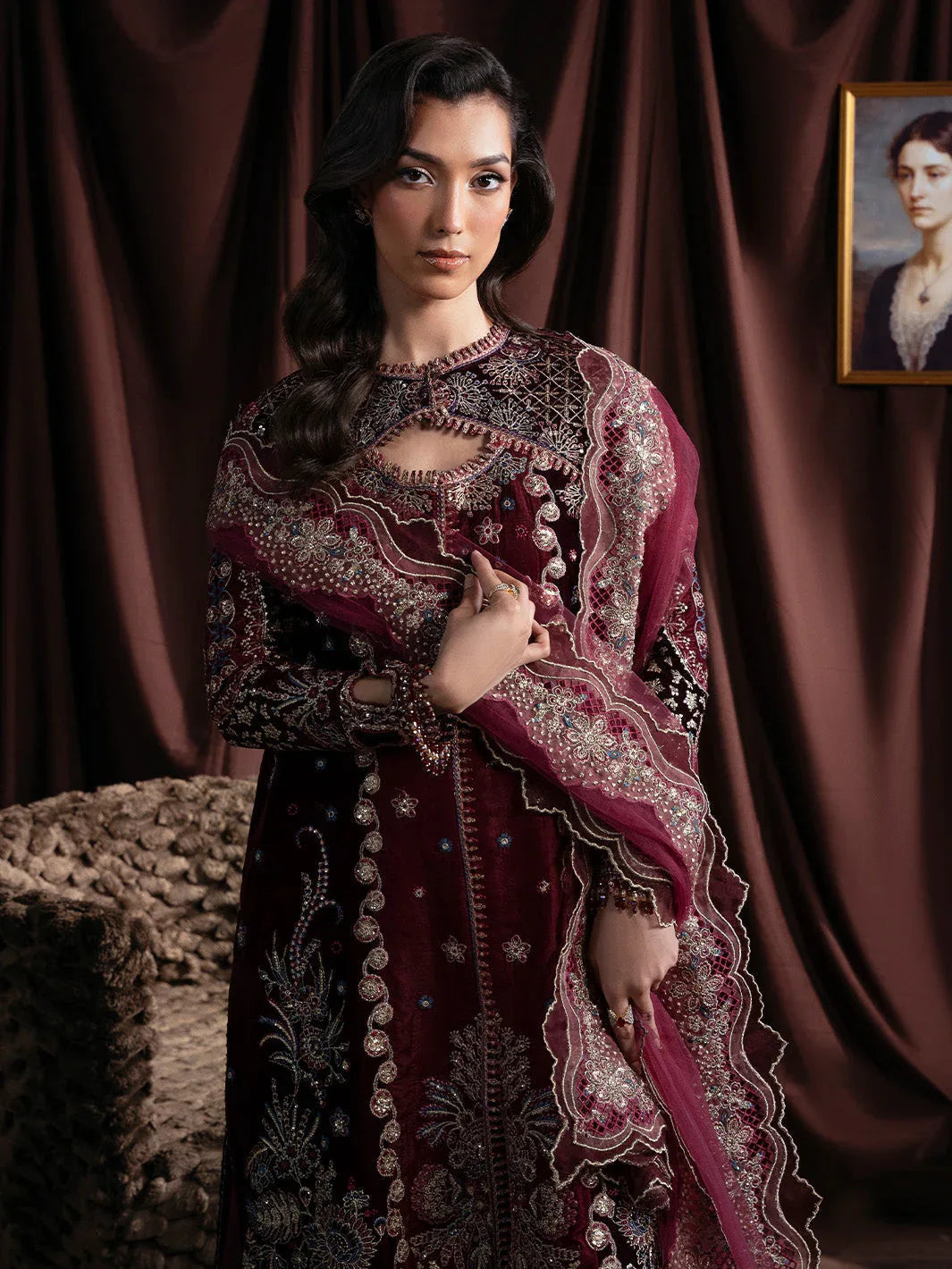 Faiza Faisal | Solene Luxury Velvets | RAVENA - Aqsa Fabrics