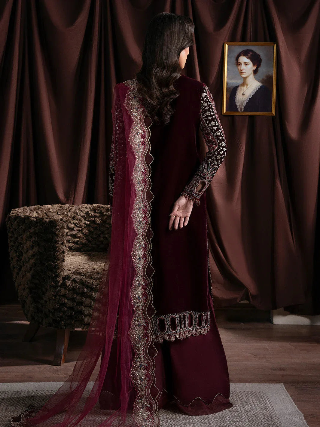 Faiza Faisal | Solene Luxury Velvets | RAVENA - Aqsa Fabrics