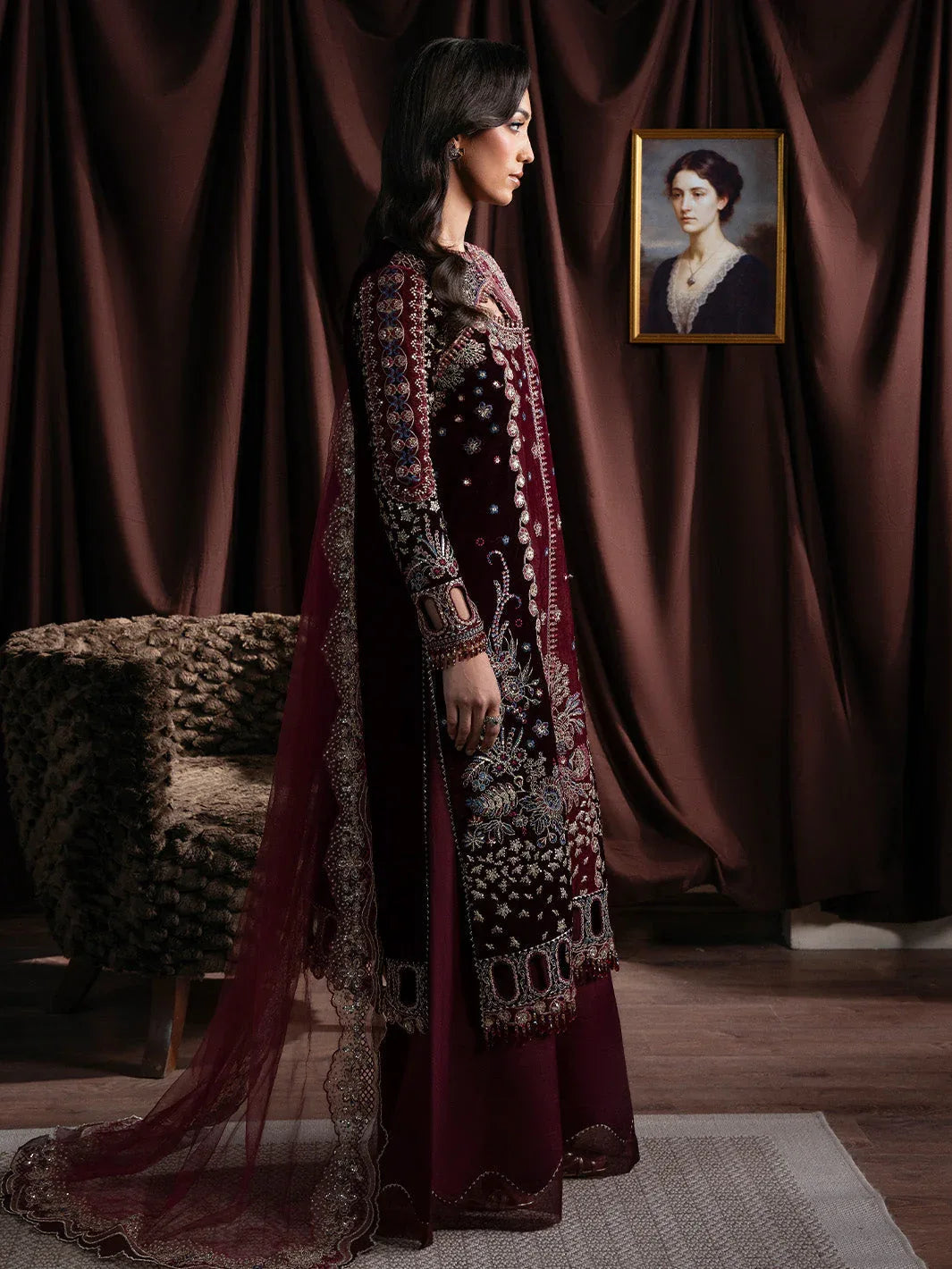 Faiza Faisal | Solene Luxury Velvets | RAVENA - Aqsa Fabrics