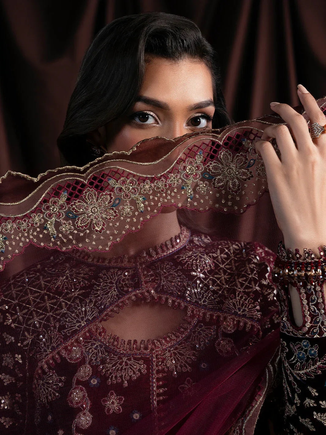 Faiza Faisal | Solene Luxury Velvets | RAVENA - Aqsa Fabrics