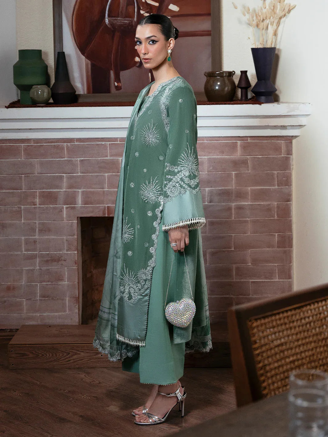 Faiza Faisal | Solene Luxury Velvets | AMARA - Aqsa Fabrics