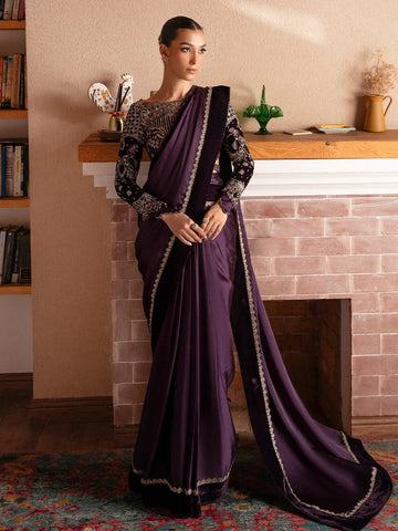 Faiza Faisal | Solene Luxury Velvets | VELORA - Aqsa Fabrics