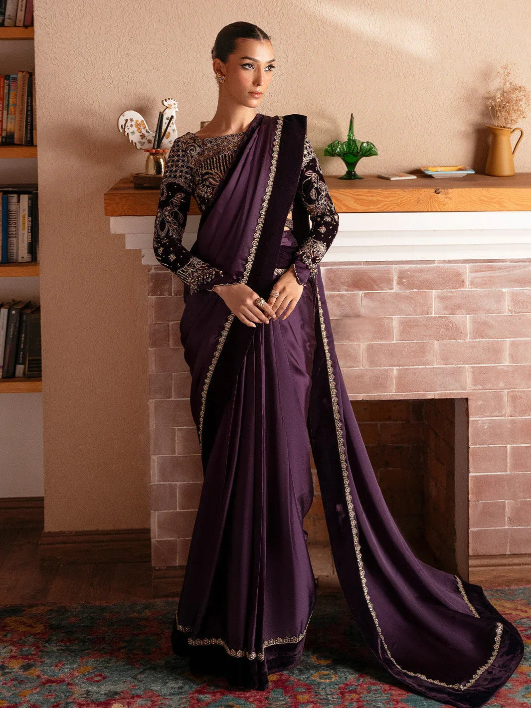 Faiza Faisal | Solene Luxury Velvets | VELORA - Aqsa Fabrics