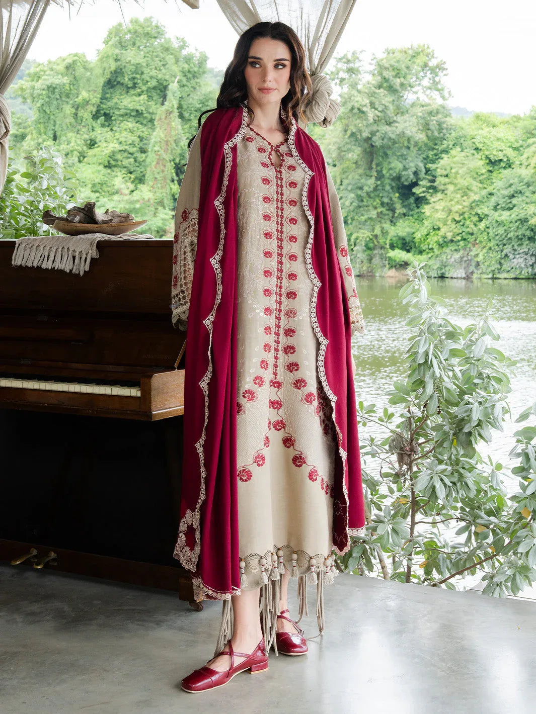 Faiza Faisal | Dastaan Khaddar 25 | AILEEN - Aqsa Fabrics