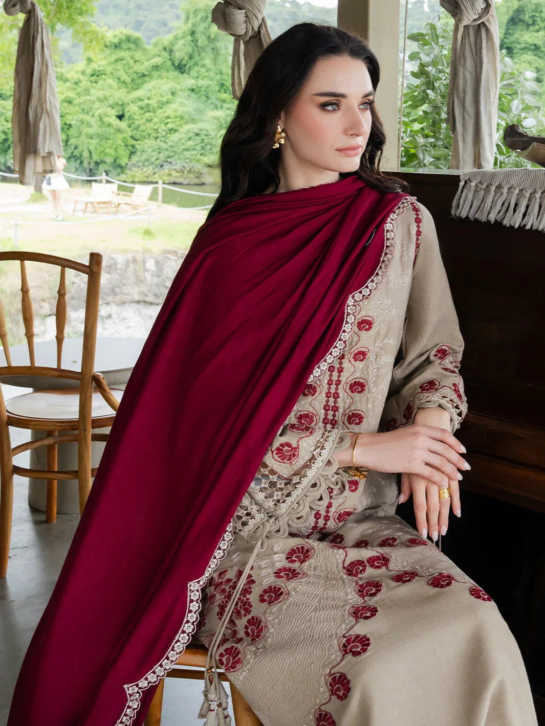 Faiza Faisal | Dastaan Khaddar 25 | AILEEN - Aqsa Fabrics